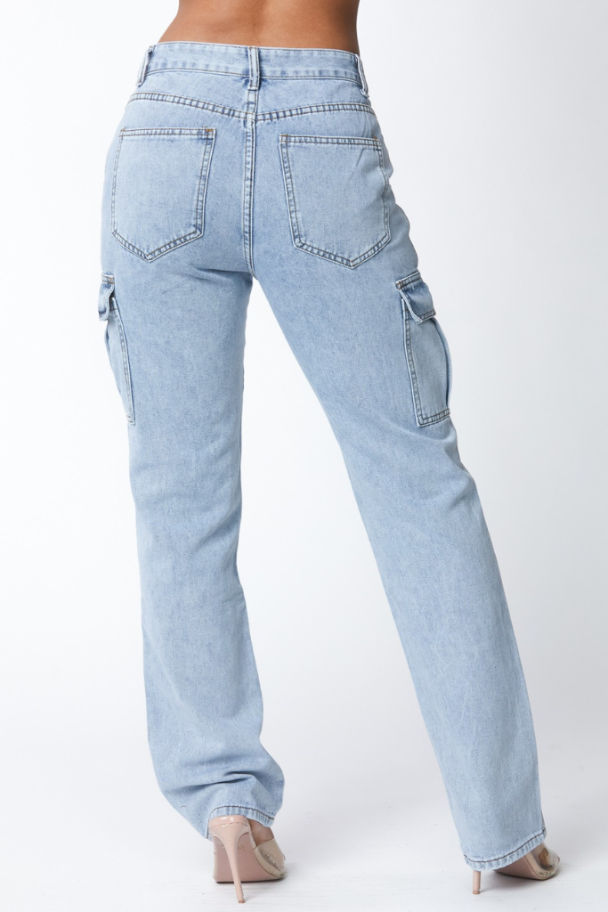 Japan Style Plus Size Mens Denim Cargo Pants Jeans Men Baggy Loose Black  Jeans With Side Pockets Size 38 40 42 44 46-in Jea… | Pakaian pria, Celana  kargo, Jean pria